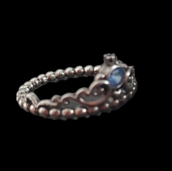 Size 7- Disney Cinderella Blue Tiara Ring - Picture 8 of 14